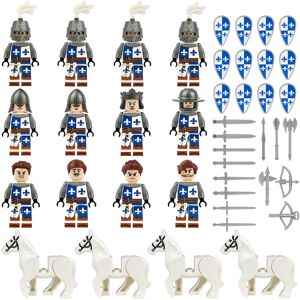 HELLSA (7) 16SET Medieval Knights building blocks of ancient Mini Figures Fits Lego UK HELLSA (7) 16SET Medieval Knights building blocks of ancient Mini Figures Fits Lego UK