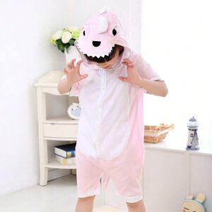 Gaatpot (Short sleeve-pink pig, 110#) Summer short-sleeved cotton cartoon toilet one-pie Gaatpot (Short sleeve-pink pig, 110#) Summer short-sleeved cotton cartoon toilet one-pie