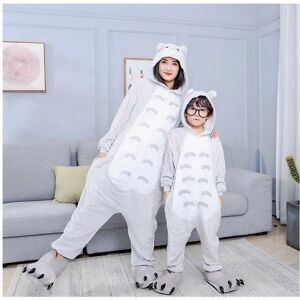 Gaatpot (Gray cat, M+ shoes) Autumn and winter cartoon one-piece pajamas parent-child pi Gaatpot (Gray cat, M+ shoes) Autumn and winter cartoon one-piece pajamas parent-child pi
