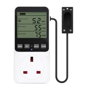 Markenlos Humidity Controller Outlet 230V 13A Digital Thermostat UK Plug Markenlos Humidity Controller Outlet 230V 13A Digital Thermostat UK Plug