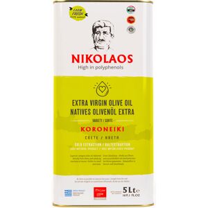Nikolaos & Dimitrios Family Corporation Olive Oil 5L from Crete, Greece 'Nikolaos' ? Premium Quality - Low Acidity, Cold Nikolaos & Dimitrios Family Corporation Olive Oil 5L from Crete, Greece 'Nikolaos' ? Premium Quality - Low Acidity, Cold
