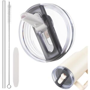 Unbranded (1, White) 40oz Leak Proof Lid for Stanley Cup Tumbler, Detachable Flip Straw Li Unbranded (1, White) 40oz Leak Proof Lid for Stanley Cup Tumbler, Detachable Flip Straw Li