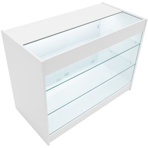 MonsterShop (1200mm W - 3 Display Shelves - With LED's, White) Shop Counter LED Light B 900m MonsterShop (1200mm W - 3 Display Shelves - With LED's, White) Shop Counter LED Light B 900m