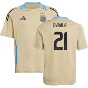 adidas (XXL) 2024-2025 Argentina Training Jersey (Hazy Beige) - Kids (DYBALA 21) adidas (XXL) 2024-2025 Argentina Training Jersey (Hazy Beige) - Kids (DYBALA 21)