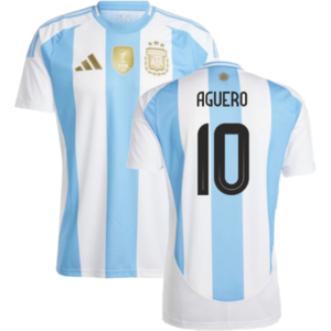 adidas (XS) 2024-2025 Argentina Home Shirt (AGUERO 10) adidas (XS) 2024-2025 Argentina Home Shirt (AGUERO 10)