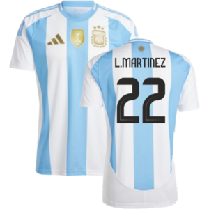 adidas (XL) 2024-2025 Argentina Home Shirt (L.MARTINEZ 22) adidas (XL) 2024-2025 Argentina Home Shirt (L.MARTINEZ 22)