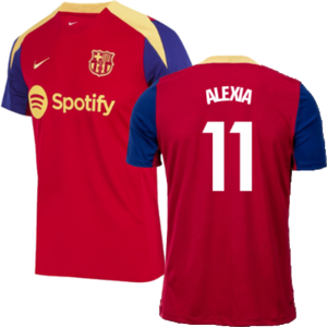 Nike (XXL) 2023-2024 Barcelona Strike Training Shirt (Red) (Alexia 11) Nike (XXL) 2023-2024 Barcelona Strike Training Shirt (Red) (Alexia 11)