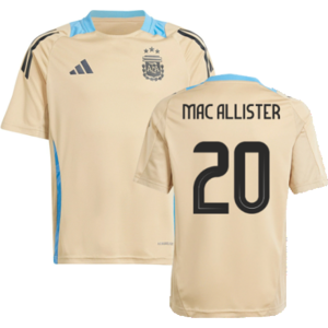 adidas (XS) 2024-2025 Argentina Training Jersey (Hazy Beige) (MAC ALLISTER 20) adidas (XS) 2024-2025 Argentina Training Jersey (Hazy Beige) (MAC ALLISTER 20)
