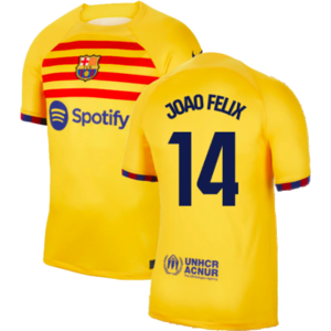 Nike (XXL) 2023-2024 Barcelona Fourth Shirt (Joao Felix 14) Nike (XXL) 2023-2024 Barcelona Fourth Shirt (Joao Felix 14)