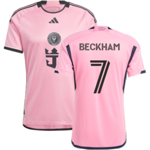 adidas (L) 2024-2025 Inter Miami Authentic Home Shirt (Beckham 7) adidas (L) 2024-2025 Inter Miami Authentic Home Shirt (Beckham 7)