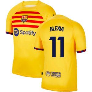 Nike (M) 2023-2024 Barcelona Fourth Shirt (Alexia 11) Nike (M) 2023-2024 Barcelona Fourth Shirt (Alexia 11)