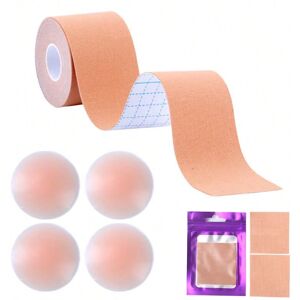 Gaatpot (Skin+round pink nipple stickers 2 pairs of 2 test stickers box, 2.5CM) Boobtape Gaatpot (Skin+round pink nipple stickers 2 pairs of 2 test stickers box, 2.5CM) Boobtape
