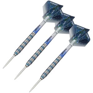 (23g, Grey/Blue/White) Unicorn T95 Core XL Tungsten Darts Set (Pack of 3) (23g, Grey/Blue/White) Unicorn T95 Core XL Tungsten Darts Set (Pack of 3)