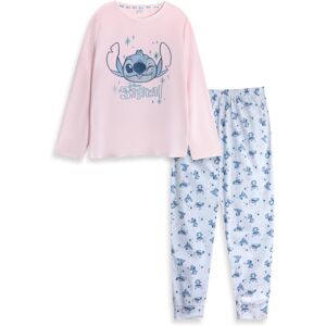 (12-14) Disney Long Sleeve Long Leg Pyjama Set (Womens Pink) (12-14) Disney Long Sleeve Long Leg Pyjama Set (Womens Pink)
