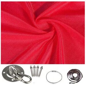 Gaatpot (280*150CM bright red) Elastic children's hammock indoor and outdoor swing child Gaatpot (280*150CM bright red) Elastic children's hammock indoor and outdoor swing child