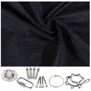 Gaatpot (Nylon 280*100CM black) Elastic children's hammock sensory indoor and outdoor se Gaatpot (Nylon 280*100CM black) Elastic children's hammock sensory indoor and outdoor se