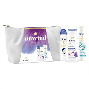(Buy 1) Dove Unwind Beauty Bag Gift Set - Anti-Stress Bodywash, Deodorant & Loti (Buy 1) Dove Unwind Beauty Bag Gift Set - Anti-Stress Bodywash, Deodorant & Loti
