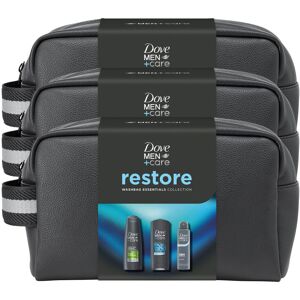 (Buy 3) Dove Men+Care Gift Set Restore Clean Comfort Bodywash, Shampoo, Deodoran (Buy 3) Dove Men+Care Gift Set Restore Clean Comfort Bodywash, Shampoo, Deodoran