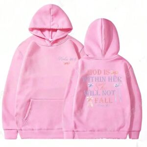Gaatpot (Pink, L) Women's Hoodies with Butterfly and Letter Print, Long Sleeves, Hooded, Gaatpot (Pink, L) Women's Hoodies with Butterfly and Letter Print, Long Sleeves, Hooded,