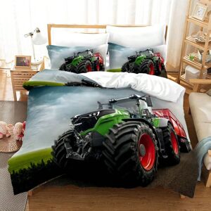 Gaatpot (3, 135*200cm two-piece set) Tractor Bedding 3D Digital Printing Three-Piece Qui Gaatpot (3, 135*200cm two-piece set) Tractor Bedding 3D Digital Printing Three-Piece Qui