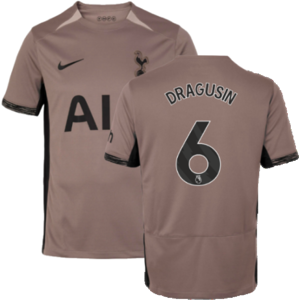 Nike (S) 2023-2024 Tottenham Third Shirt (Dragusin 6) Nike (S) 2023-2024 Tottenham Third Shirt (Dragusin 6)
