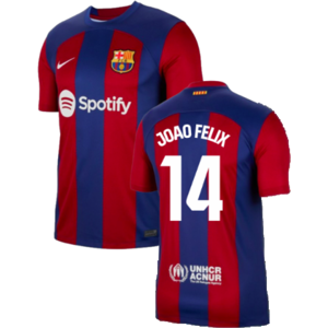 Nike (XXL) 2023-2024 Barcelona Home Shirt (Joao Felix 14) Nike (XXL) 2023-2024 Barcelona Home Shirt (Joao Felix 14)