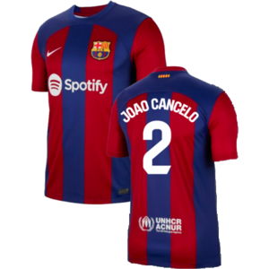 Nike (XL) 2023-2024 Barcelona Home Shirt (Joao Cancelo 2) Nike (XL) 2023-2024 Barcelona Home Shirt (Joao Cancelo 2)
