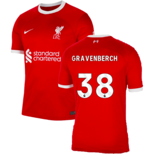 Nike (3XL) 2023-2024 Liverpool Home Shirt (Gravenberch 38) Nike (3XL) 2023-2024 Liverpool Home Shirt (Gravenberch 38)