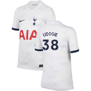 Nike (SB) 2023-2024 Tottenham Home Shirt (Kids) (Udogie 38) Nike (SB) 2023-2024 Tottenham Home Shirt (Kids) (Udogie 38)
