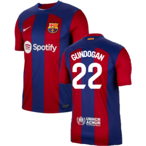 Nike (XXL) 2023-2024 Barcelona Home Shirt (Gundogan 22) Nike (XXL) 2023-2024 Barcelona Home Shirt (Gundogan 22)