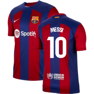 Nike (XXL) 2023-2024 Barcelona Home Shirt (Messi 10) Nike (XXL) 2023-2024 Barcelona Home Shirt (Messi 10)