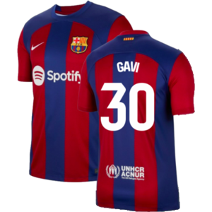 Nike (XXL) 2023-2024 Barcelona Home Shirt (Gavi 30) Nike (XXL) 2023-2024 Barcelona Home Shirt (Gavi 30)