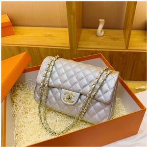 Unbranded (Silver) Fashionable crossbody square bag on shoulder bag Unbranded (Silver) Fashionable crossbody square bag on shoulder bag