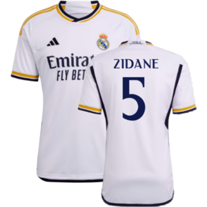 adidas (XXL) 2023-2024 Real Madrid Home Shirt (Zidane 5) adidas (XXL) 2023-2024 Real Madrid Home Shirt (Zidane 5)