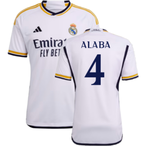 adidas (3XL) 2023-2024 Real Madrid Home Shirt (Alaba 4) adidas (3XL) 2023-2024 Real Madrid Home Shirt (Alaba 4)