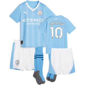 Puma (3-4 Years) 2023-2024 Man City Home Mini Kit (GREALISH 10) Puma (3-4 Years) 2023-2024 Man City Home Mini Kit (GREALISH 10)