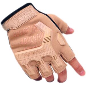 Gaatpot (Seal half finger sand color, One size) Navy SEAL tactical half-finger gloves fo Gaatpot (Seal half finger sand color, One size) Navy SEAL tactical half-finger gloves fo