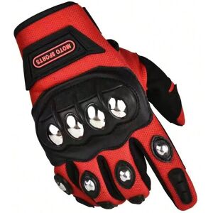 Gaatpot (Steel case full finger red, One size) Tactical half-finger gloves for men sprin Gaatpot (Steel case full finger red, One size) Tactical half-finger gloves for men sprin