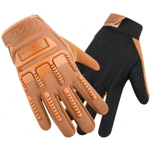 Gaatpot (Free Soldier model full finger sand color, One size) Tactical gloves men's full Gaatpot (Free Soldier model full finger sand color, One size) Tactical gloves men's full