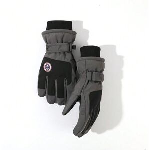 Gaatpot (Red label gray and black men, One size) Ski gloves for men and women, winter cy Gaatpot (Red label gray and black men, One size) Ski gloves for men and women, winter cy
