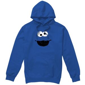 (S, Royal Blue) Sesame Street Unisex Adult Cookie Monster Sketch Hoodie (S, Royal Blue) Sesame Street Unisex Adult Cookie Monster Sketch Hoodie