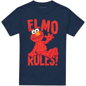 Sesame Street Unisex Adult Rules Elmo T-Shirt Sesame Street Unisex Adult Rules Elmo T-Shirt