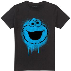 Sesame Street Unisex Adult Cookie Monster Graffiti T-Shirt Sesame Street Unisex Adult Cookie Monster Graffiti T-Shirt