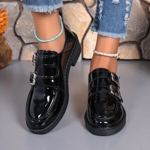 Unbranded (Black, 43) Retro Design Timeless Black Thick Sole Womens Shoes With Breathable Unbranded (Black, 43) Retro Design Timeless Black Thick Sole Womens Shoes With Breathable