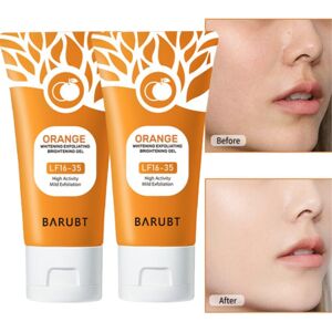 Unbranded 2PC Orange Exfoliating Gel,Natural Orange Peeling Gel Face Scrub,Deep Cleansing Unbranded 2PC Orange Exfoliating Gel,Natural Orange Peeling Gel Face Scrub,Deep Cleansing