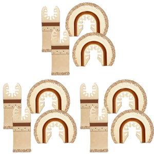 Unbranded 4Pcs Carbide Grits Oscillating Saw Blades for Grout Removal Unbranded 4Pcs Carbide Grits Oscillating Saw Blades for Grout Removal