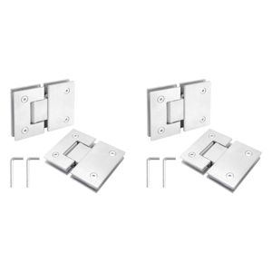 Unbranded 2 Pack 180 Degree Frameless Glass Shower Door Hinges Unbranded 2 Pack 180 Degree Frameless Glass Shower Door Hinges