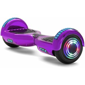 PhilaLife (Purple) Hoverboard 6.5'' Smart Self-Balancing Scooter with Bluetooth & LED Ligh PhilaLife (Purple) Hoverboard 6.5'' Smart Self-Balancing Scooter with Bluetooth & LED Ligh