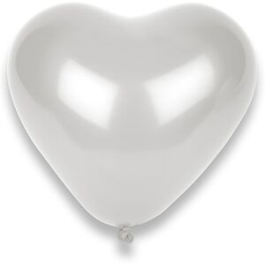 Rubies 8 white heart balloons 33 x 32 cm Rubies 8 white heart balloons 33 x 32 cm