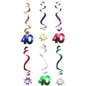 Rubies 6 40th Anniversary Spiral Hanging Decorations Rubies 6 40th Anniversary Spiral Hanging Decorations